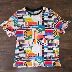 Puma Tee Short Sleeve All Over Print Size XL